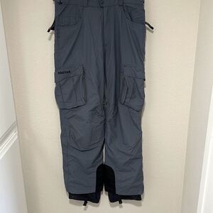 Marmot Mens‎ Blue Winter Snow Cargo Pants Size Large